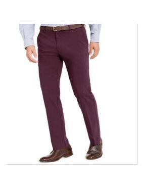Tommy Hilfiger TH Flex Stretch Burgundy Dress Pants - NWT